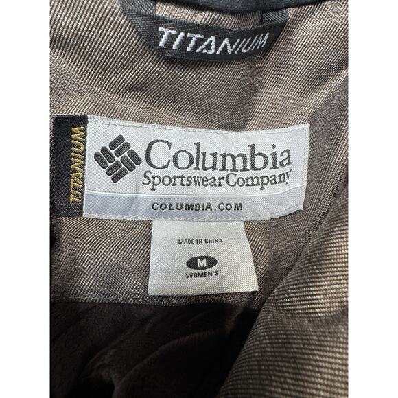 Columbia Titanium Women’s Ski & Snowboard Jacket Brown Waterproof Insulated SZ M - Picture 6 of 13